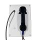 Flush Mounted Vandal Resistant Telephone / Stainless Steel Hotline Phone For Clean Room