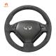 Q40 Steering Wheel Wrap for Infiniti G37EX EX30 EX35 EX37 2009-2013 Q60 QX50 2015-2017