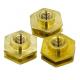 Furniture Heavy Hex Nuts Knurled Rivet Nut Carbon Steel Zinc Plate Surface