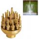 New Hot Sale 2 Brass Ajustable 3 Layers Flower Blossom Water Fountain Jet Nozzles