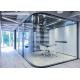 Bent glazed partition wall beautiful round angle Arc/curved glass partition