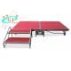 Steel Aluminum Stage Truss Durable Mobile Folding Stage For Roadshow