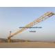 10T Tower Cranes TC6520 65M Load 2.0t End Load With 3m Fold Mast Sections