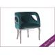 Velvet Dining Chair With Chrome Legs In Furniture Manufacturer (YS-11)