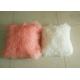Mongolian fur Pillow Long Lamb Wool Cushion Genuine Tibet Curly Fur Pillow Pink