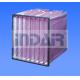 Non Woven Pocket / Bag HVAC Air Filters With High Lofted Synthetic Fiber Media