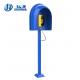 Column Mouting Acoustic Phone Booth Impact Resistant Acoustic Telephone Hood Pillar