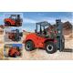5.0T Integrated Rough Terrain Forklift Built-in Counterweight