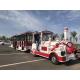 Theme Park Electric Trackless Train Trackless Kiddie Train Customize Color