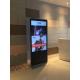 Floor Standing Digital Signage LCD Display 1920 X 1080 High Resolution With Android