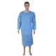 Knitted Wrist Disposable PPE Gowns Polypropylene Lab Coat Eco Friendly