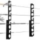 Behind Doors Fishing Rod Storage Rack Holds 9 Rods for Home Store Cabin Garage Basement