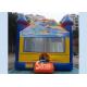 4in1 theme panels kids paradise bounce house with slide N basketball hoop inside