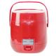110V Mini Steam Rice Cooker Red Color  1.2L Small Capacity Stainless Steel Material