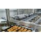Food Production Line Independent Controlled Flip Over Bread Depanner