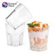 Clear Plastic tumbler Drinkware reusable 11OZ plastic wine cup