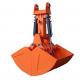 Excavator Manual Clamshell Bucket Mining Excavator Clamshell Grab Bucket For Crane And  Excavator