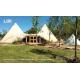Outdoor Large Tipi Tent For Glamping Canvas Camping Tent