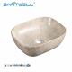 sanitary ware basins Hot sales above counter basin sink  handmade marble wash ceramic basin