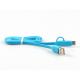 Multifunction USB Date Extension Cable 2 In1 100cm Length TPE Material For Charging