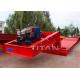 TITAN 4 Axle 100 Ton 120 ton Hydraulic Detachable Gooseneck Lowboy front loading semi Trailer for sale
