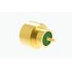 Gold Plated Kovar Alloy Gold Plated Hermetically Sealed Limited Detent RF Connector