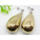 Golden Stainless Steel Fashion Dangle Earrings 1320268