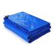 Awning PE Waterproof Tarpaulin Heavy Duty Blue/Orange with UV Blocker and Durability