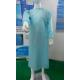 Elastic Wrists AAMI Level 2 Isolation Gowns Over The Head Style Neck Latex Free