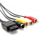 PVC Jacket Gamecube Audio Video Cable For Gamecube SNES NGC N64 Console