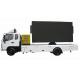 Outdoor P10 Full Color LED Billboard Truck With Stage HD Video Performance