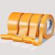 PE Coated Gaffer Cloth Duct Tape Yellow ISO14000 Certificated