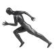 Matte Full Body Male Mannequin , Running Man Mannequin For Sportswear Exhibition