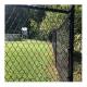 Steel Fencing PVC Coated Black Chain Link Mesh for Heavy-Duty Security and Protection