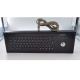 Black Color Desktop IP65 Industrial Metal Keyboard With Trackball 65 Keys