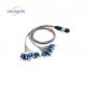 Simplex / Duplex MTP Patch Cord Hydra Cable OM3 / OM4 Mpo 24 Connector