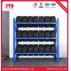 Heavy Duty Metal Tyre Storage Racks Customized Length 2000mm Blue Color