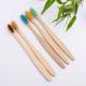 Length 18.8cm Non Plastic Bamboo Toothbrush Eco Friendly Compostable