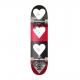 The Heart Supply Quad Logo Black / Red Complete Skateboard - 7.75 x 31.5