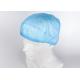 Non Woven Caps Hats Use In Operating Theater / Nonwoven Bouffant Cap For Doctor Or Nurse