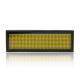 Rectangle Yellow LED Name Badge Reusable Small LED Display Screens