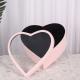 Pink Valentines Day Boxes Heart Shape And Flower Mama Boxes With PVC Window