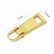 Fashion Zinc Alloy Metal Zipper Puller High Grade Gold Plated Zip Pull for Cloth High