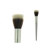 Stainless Metal Handle Concealer 	Foundation Makeup Brush With Gold Aluminum Handle