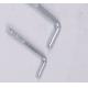 Customized Size / Color Right Angle Screw Hooks Wear Resistance Lightweight