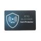 CMYK 0.86mm RFID Blocking Card For Credit Bank Card