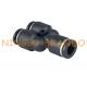 1/4'' 8mm Push To Quick Connect Tube Union Y Pneumatic Hose Fittings