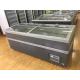 220 V 50hz Top Glass Sliding Door Deep Chest Freezer For Dairy Products