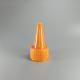 Yellow 24/410 Plastic Nozzle Cap , ISO9001 Twist Off Bottle Caps