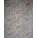 Pink African Floral Tulle Mesh Colored Embroidery Fabric